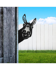 Novelty Donkey Fence Sign