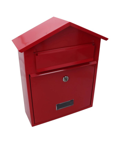 Post Box Red Galvanised