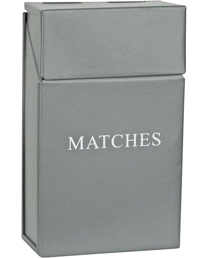 Grey Matches Holder