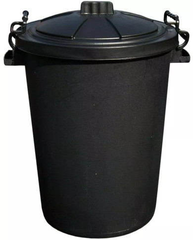 Dustbin Plastic 50Ltr Clip Lid AVAILABLE IN STORE ONLY