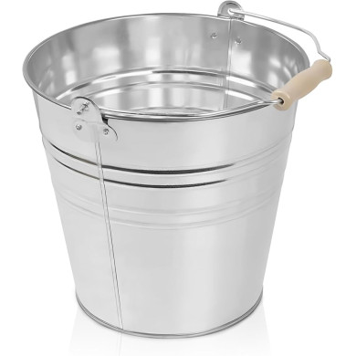 Galvanised Coal Bucket 15 Litre