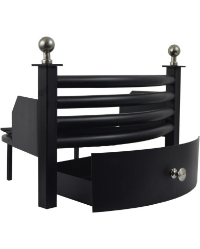 3 Piece Solid Fuel Set Brass Knobs