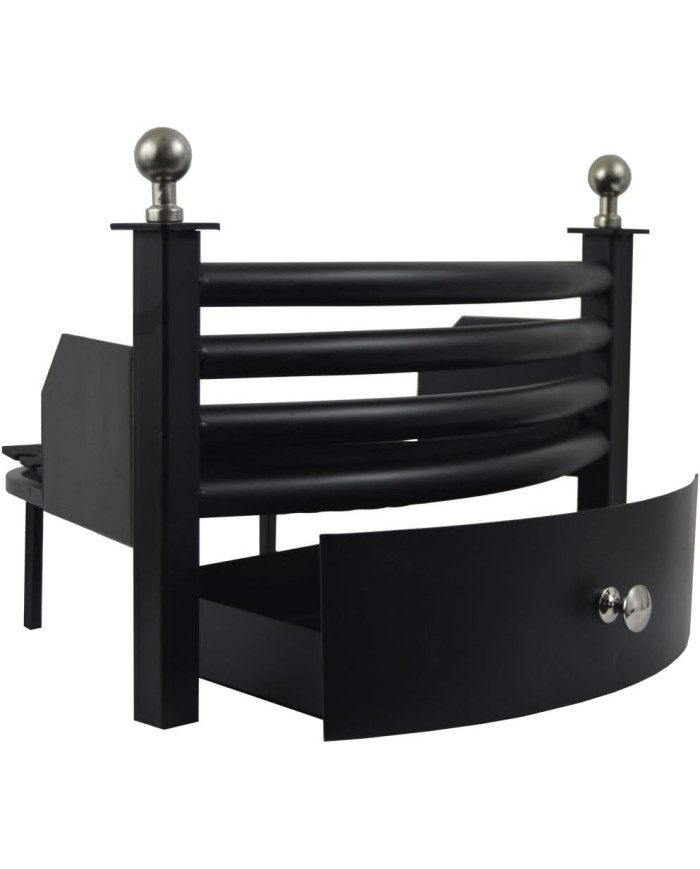 3 Piece Solid Fuel Set Brass Knobs