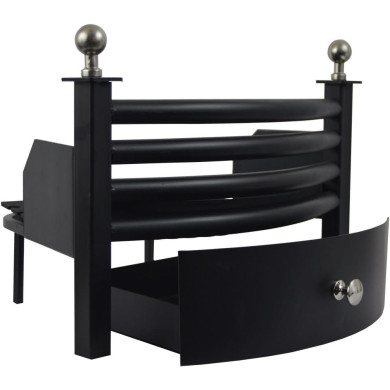 3 Piece Solid Fuel Set Brass Knobs