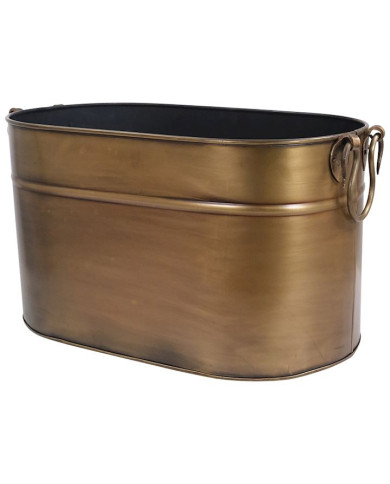A/Q Brass Log Bucket 52x31x30cm A1135 A/Q Brass Log Bucket 52x31x30cm A1135