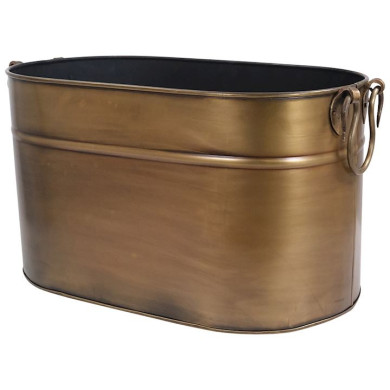 A/Q Brass Log Bucket 52x31x30cm A1135