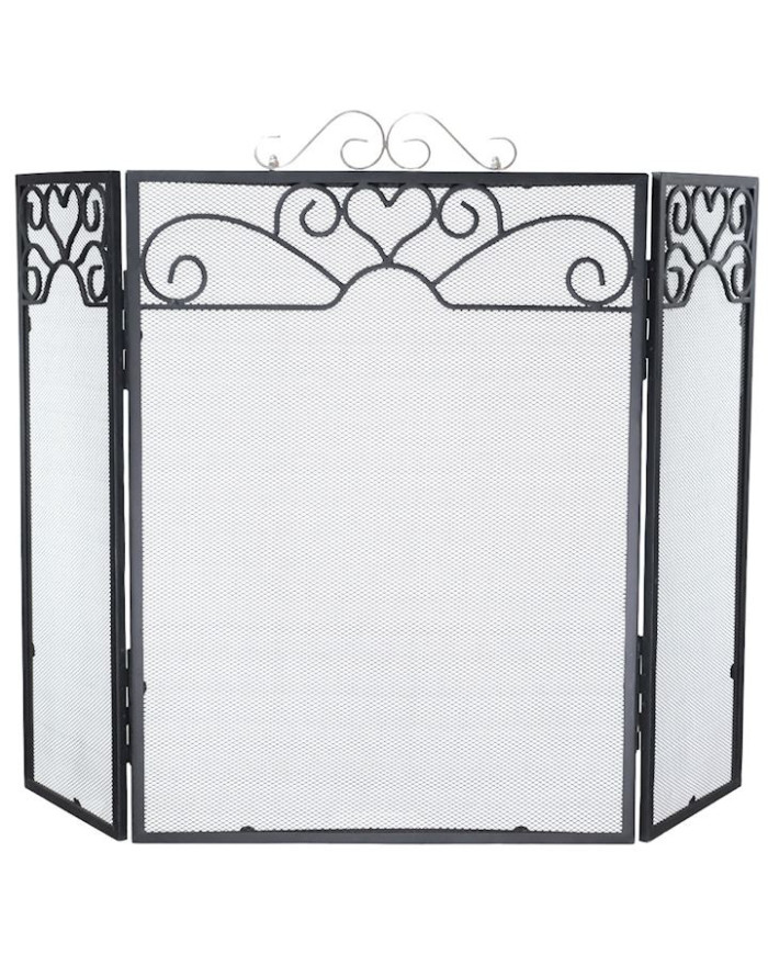 3 Fold  Fire Black Chrome 50x24x71cm Code: A3027 3 Fold  Fire Black Chrome 50x24x71cm Code: A3027