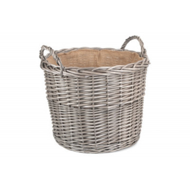 Willow Weave Round Basket