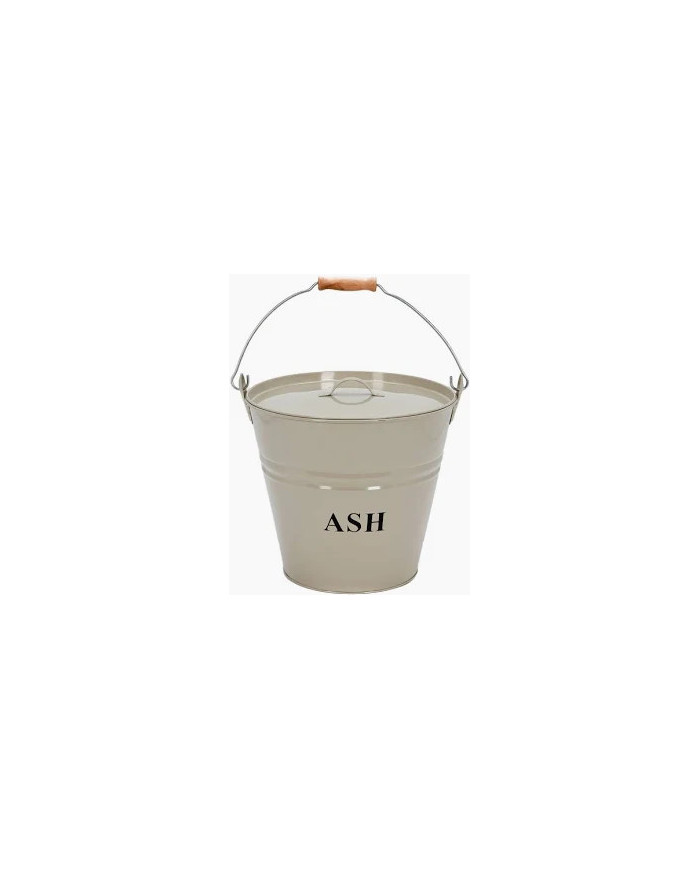 Ash Bucket And Lid Cream