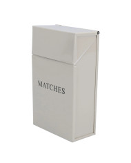 Cream Matches Holder