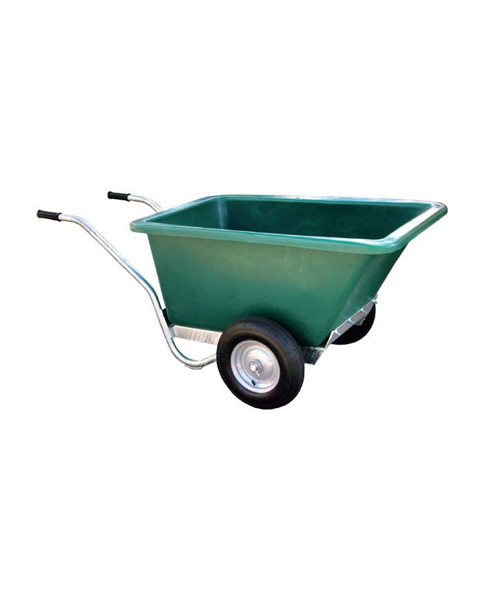 Stable Double Wheel 160LTR Wheelbarrow