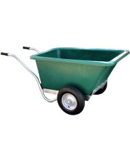 Stable Double Wheel 160LTR Wheelbarrow