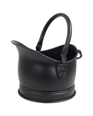 Black celtic coal bucket