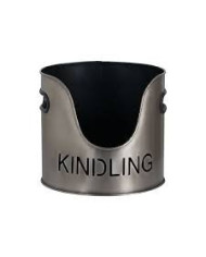 A/Q pewter fireside Kindling Bucket