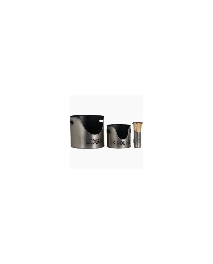 A/Q pewter fireside matches holder