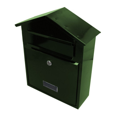 Post Box Galvanised Green