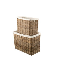 Rattan Basket Rectangle Large