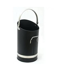 Black & Silver Ellipse Coal Shute
