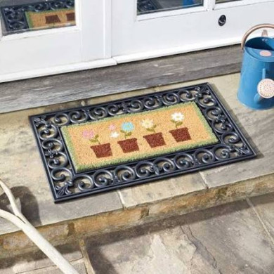 Mat Insert Floral Pots