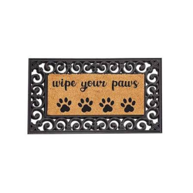 Mat Insert Welcome Paws