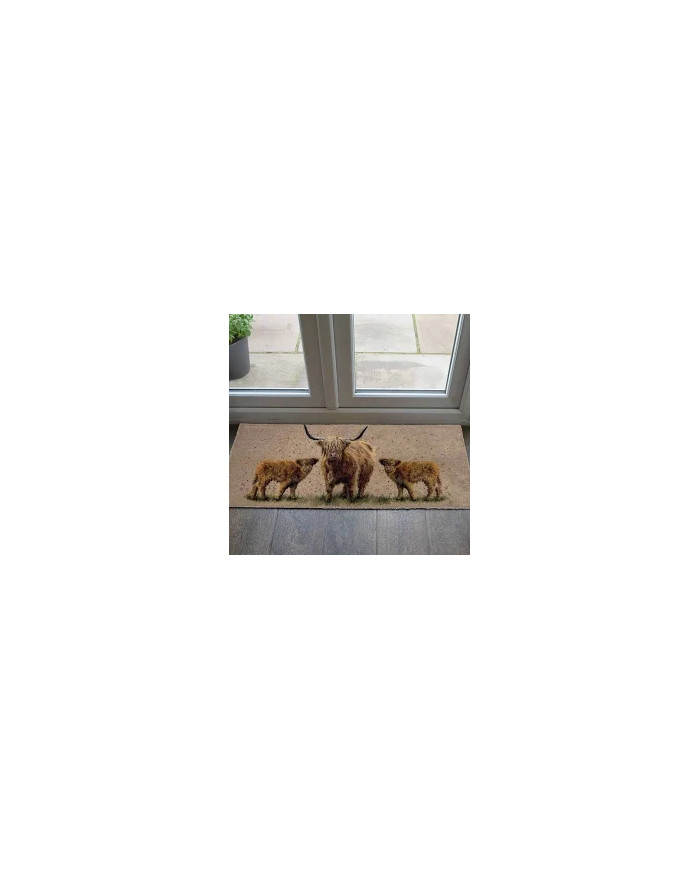 Luxury Washable Happy Highlands Mat 50x120