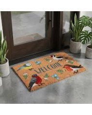 Latex Backed Coir Mat - Birds 45x75