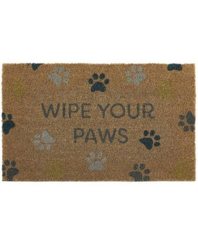 Latex Backed Coir Mat - Wipe Your Paws 45x75