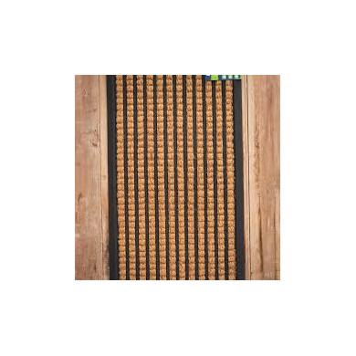 Premium Plaited Rubber & Coir Patio Mat 45x100