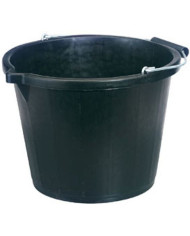 Plastic Bucket - Large Black