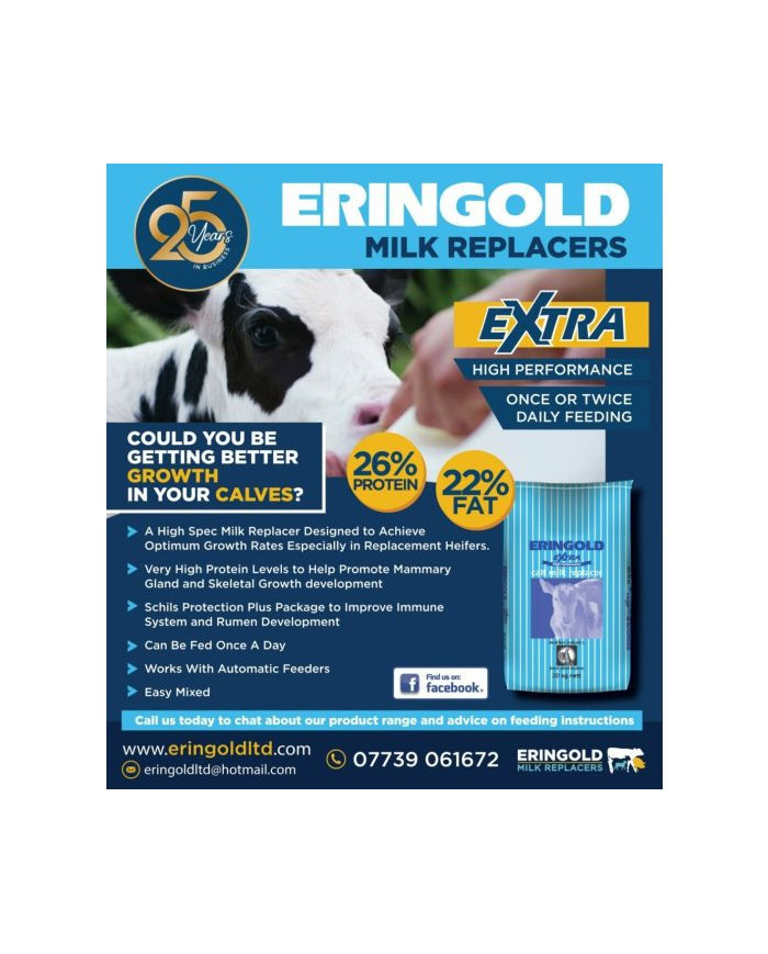 Eringold Extra Calf Milk Replacer 20KG Bag