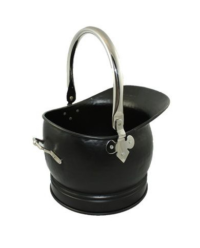 Black & Stainless Steel Bucket