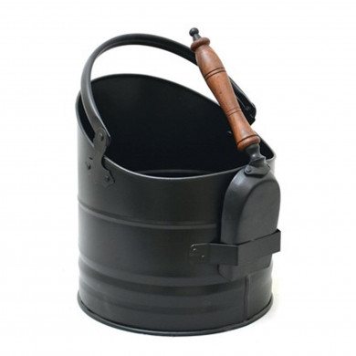 Black Bucket & Shovel