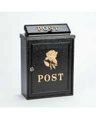 Gold Rose Post Box