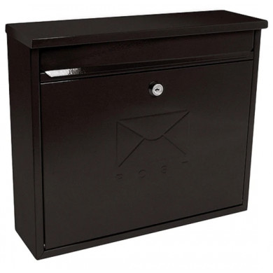 Elegance  Black Post Box