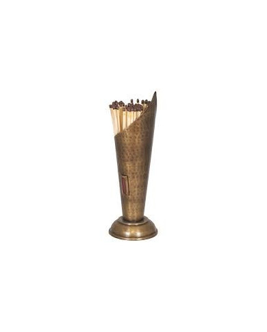 A/Q Brass Cone Matches Holder
