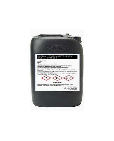 Hypochlorite 25 Litre 14/15% AVAILABLE ONLY IN STORE
